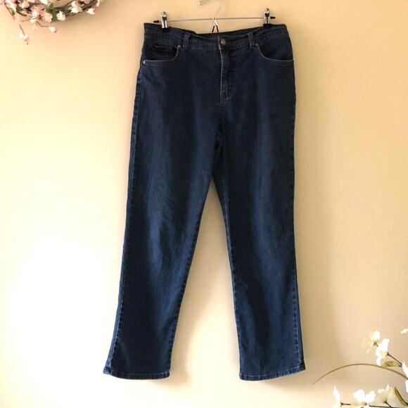 Gloria Vanderbilt Jeans High Waist  Amanda Dark Wash Size 10 Short - Picture 1 of 6